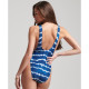 Superdry Γυναικείο ολόσωμο μαγιό Code Tie Dye Swimsuit